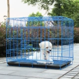 Бесплатная доставка жирная складная собачья клетка плюшевая Vip Pet Cage Iron Cage Dog House Cat Cage Cage Skylight
