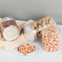 Food grade spiral aluminum lids can tear lids transparent sealed cans packaging cans plastic bottles seafood food cans
