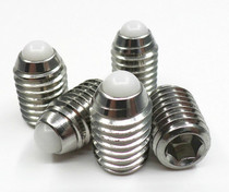 304 stainless steel ball screw POM ball head hexagon socket spring plunger set screw non-standard custom