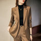 Suit suit female spring and autumn new temperament goddess fan high-end professional formal dress work clothes autumn casual small suit