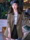 Black suit jacket women's 2022 autumn and winter new casual loose temperament high-end spring and autumn small suit suit