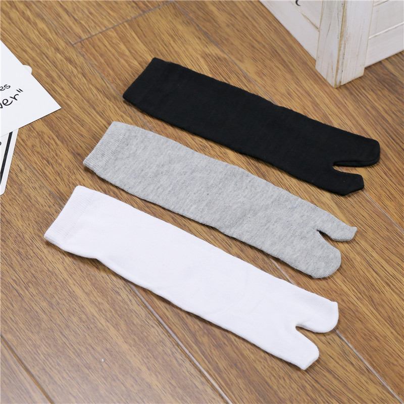 3.9 Yuan  Pairs of Split-Toe Socks, Two-Toe Socks, Women's Japanese Style Two-Toe Socks, Cosplay Clogs Socks