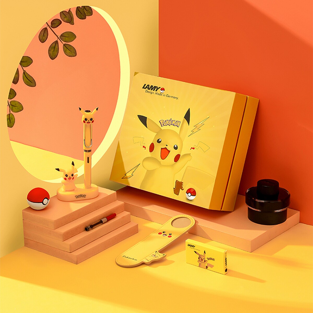 German Lamy Pen Pikachu Elementary School Pupil Special Ling Meo Hunting Courtesy Kit Assembly Free Lettering