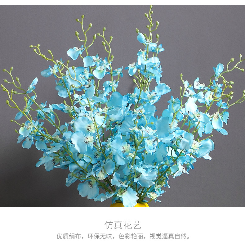 Ins vase furnishing articles living room flower arranging household soft adornment ceramic household adornment flowers furnishings