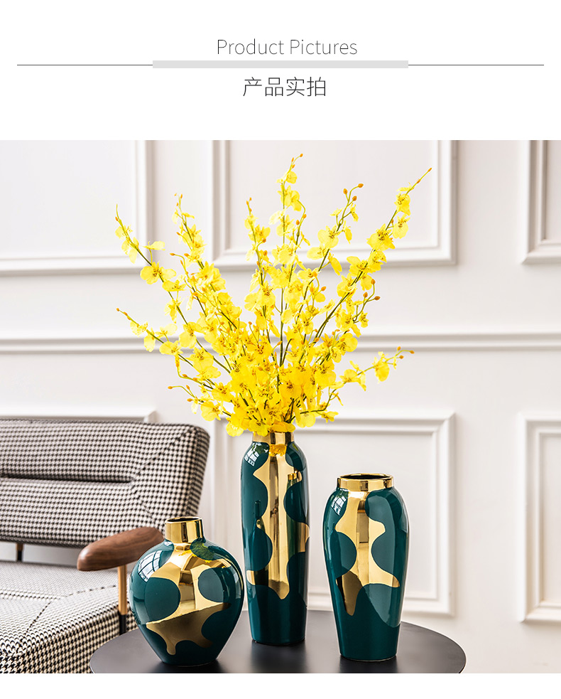 Light and decoration style vase office furnishing articles TV ark, the sitting room is contracted and I ceramic arts and crafts room table