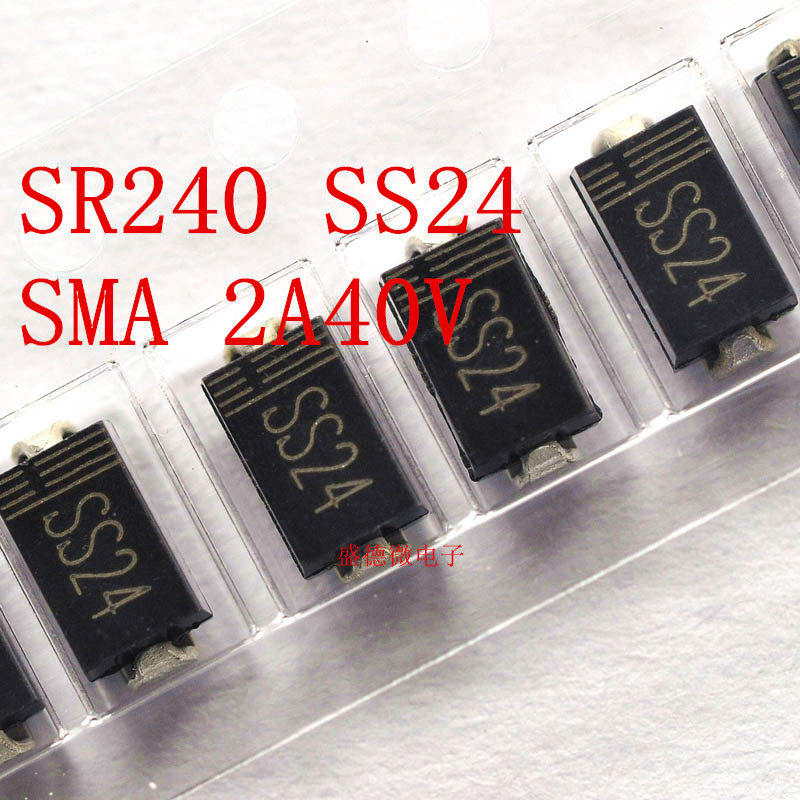 Patch Schottky diode SR240 SS24 SMA 40V 2A 10