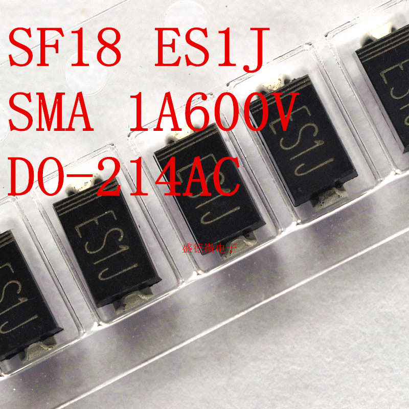 SF18 SF18 ES1J 1A 600V SMA patch rectified fast recovery diode 20 only