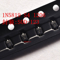 Patch Schottky diode 1N5819W 1N5819W S4 SOD123 1206 SOD123 volume 50