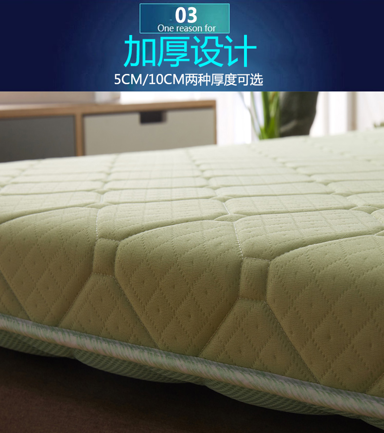 Nệm giường bọ cạp 1.8 m giường 2 tầng ngủ pad đôi 1.8x2.0 tatami 1.5 m miếng bọt biển pad 1.2 dày