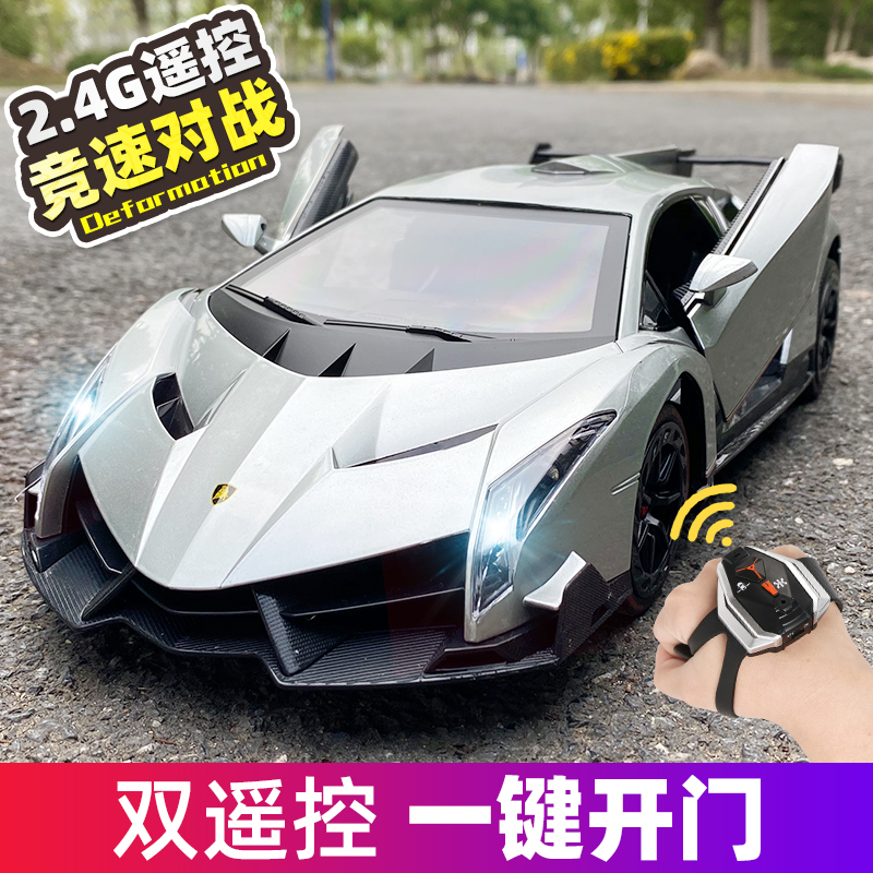 Gesture sensing remote control car toy boy charging wireless racing 4wd drift buggy kids morphing car