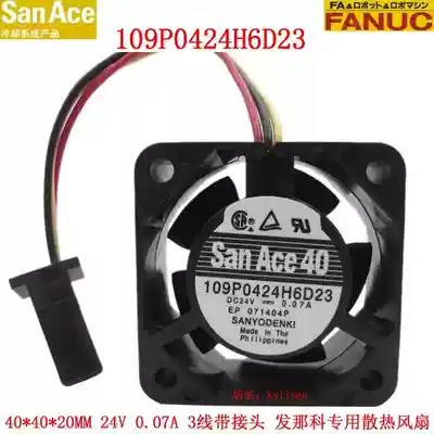 New Sanyo A90L-0001-0551#A 109P0424H6D23 FANUC Fan System Fan