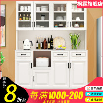 Modern simple multi-functional dining side cabinet High kitchen cabinet side cabinet Restaurant cabinet European custom cupboard Light luxury