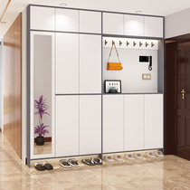 Light extravagant ultra-thin shoe cabinet 17cm Home doorway modern minimalist large capacity entrance door integrated by wall lockers