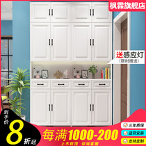 Simple foyer cabinet Shoe cabinet combination coat cabinet Door partition Entrance cabinet Decorative balcony cabinet Locker Nordic style