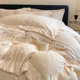 Yalu winter thickened carved milk velvet four-piece set 2024 new coral velvet plus velvet duvet cover bed sheet three-piece set
