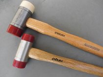 Treasury stock ENDURA force easy wooden handle mounting hammer soft face hammer rubber hammer 35 mmE7262 45mm E7263
