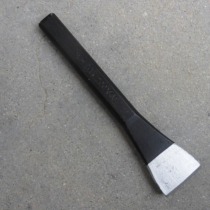 1990s old two-way heart-joined masonry chisel 200x40mm widened steel chisel steel flat chisel fitters chisel steel chisel