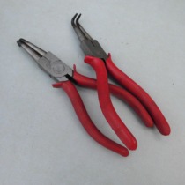 1970s vintage steel stamped diamond brand elbow round nose pliers multi-purpose circlip pliers jewelry DIY tools