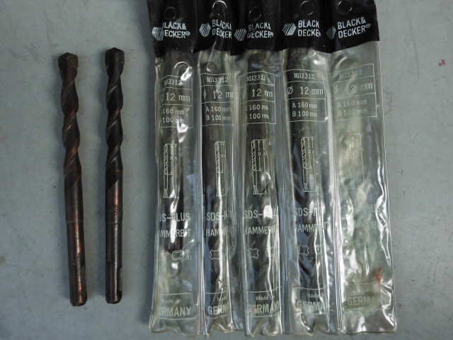 Germany produces 100-12mm electric hammer drill bit two pit two-groove impact drill bit round handle two pit drills good quality construction drill