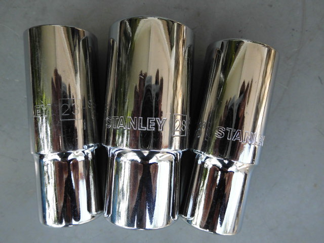 Clear inventory Stanley STANLEY1 2 large flying 12 5mm metric lengthening sleeves Plum 12 angular flower type sleeves