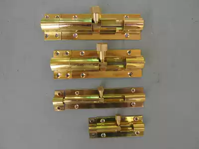 Old brass latch 2 inch-7 inch door and window clear Bolt, balcony window, anti-theft latch copper door and window accessories