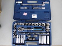 Anxin Dafei 60pc sleeve set metric combination sleeve tool box chrome vanadium steel batch head sleeve tool