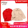 Mi Le Xiong Áo khoác bé gái mùa xuân và mùa thu 0-3 tuổi Quần áo trẻ em M2S0719A - Áo khoác quần áo sành điệu cho be gái
