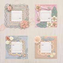Snap-on adhesive-free washable fabric lace switch frame cover 86 type European socket wall sticker dust-proof decorative sticker