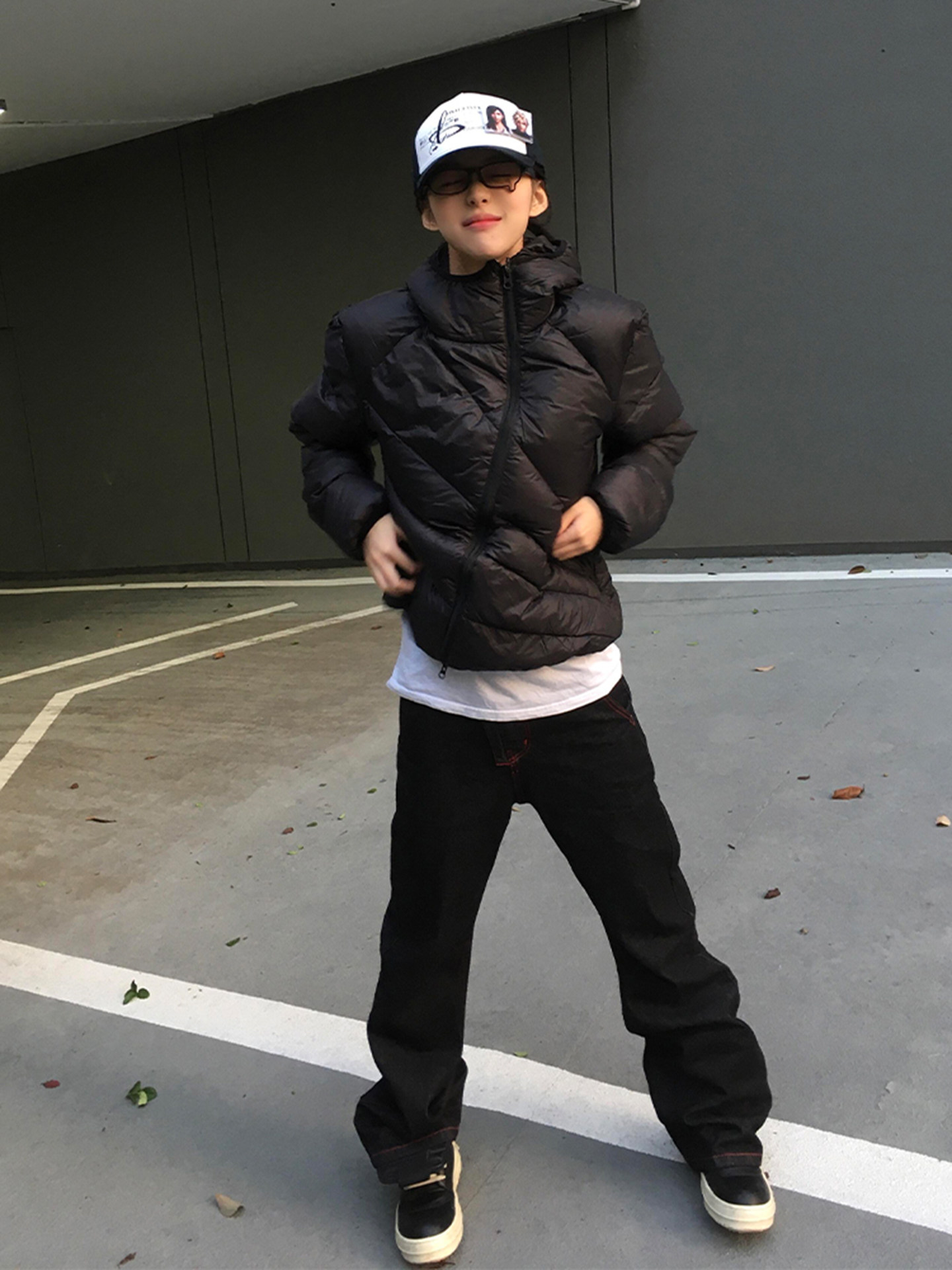 American-Style Diagonal Zipper Lightweight Ribbed down Cotton Jacket for Men, Winter Windproof, Waterproof, Warm Cotton Coat, American-Style Hooded Jacket