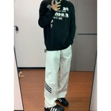 Летние штаны, свободный прямой крой, в американском стиле