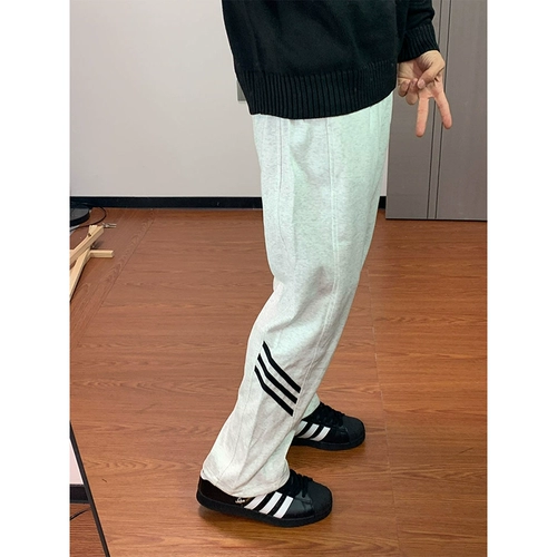 Летние штаны, свободный прямой крой, в американском стиле