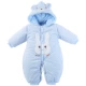 Quần áo cho bé mùa thu và mùa đông mặc ấm dày 0 nam và nữ sơ sinh ra khỏi quần áo Quần áo cotton mùa đông 1 tuổi áo trẻ em