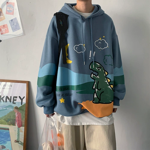 Tide, трендовая толстовка с капюшоном, осенняя куртка для влюбленных в стиле хип-хоп, коллекция 2021, свободный крой