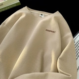 Демисезонная толстовка, лонгслив, в американском стиле, подходит для подростков, круглый воротник