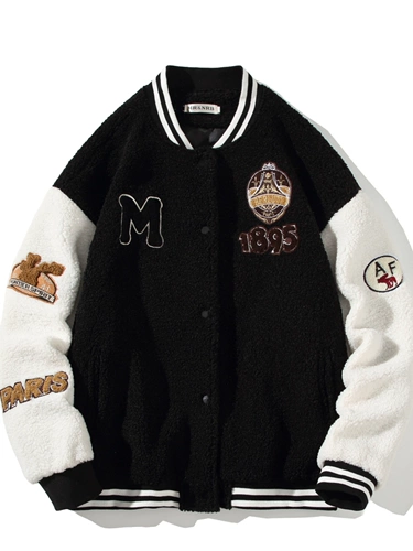 Зимняя куртка, бархатный бейсбольный пуховик, в американском стиле, большой размер, увеличенная толщина