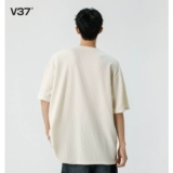 V37 Летняя свежая футболка с коротким рукавом, комплект для отдыха, изысканный стиль, оверсайз