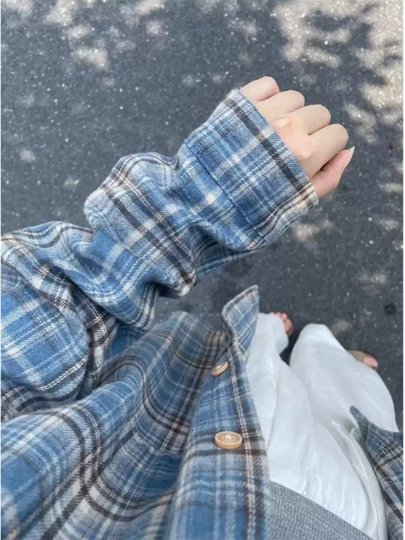 American Retro Plaid Shirt Herren 2025 Neues Sommer-Outfit High-End-Dünnstil gutaussehende langärmelige Hemdjacke