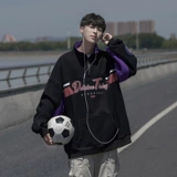 Tide, демисезонная толстовка с молнией, небольшой свитшот, дизайнерская куртка, на молнии, в американском стиле, тренд сезона