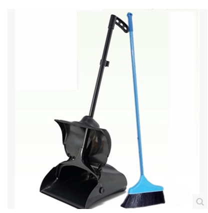 Supercard C-019 plastic windproof garbage shovel plastic dustpan sanitation garbage bucket with lid garbage shovel