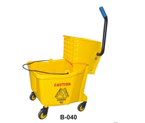 Haotian B-046B mop bucket squeeze bucket water cart mop bucket mop bucket cloth cleaning mop bucket thickening