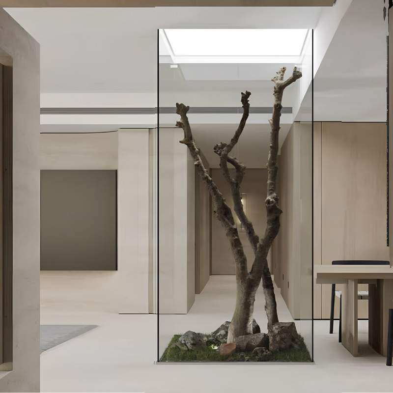 Simulated Dead Tree Branches for Landscaping, Large Decorative Trees, Natural Dead Trees for Indoor and Outdoor Courtyard Natural Wood Landscapes