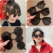 Childrens sunglasses girl boy new glasses child baby boy girl sunglasses glasses anti-UV rays