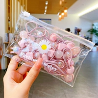 7#розовый круг для волос 30 наборов