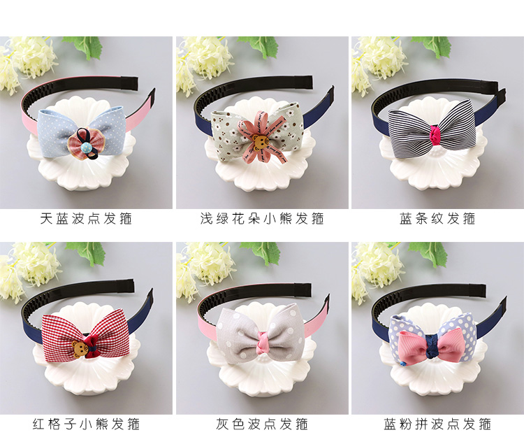 Cô gái cúi đầu con gái Hàn Quốc răng không trơn trượt headband cô gái dễ thương học sinh kẹp tóc công chúa kẹp tóc đính đá