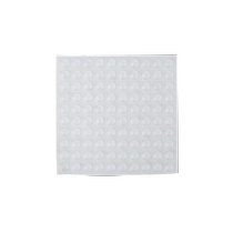Anti-collision rubber door handle silent sticker furniture wardrobe door transparent gasket wall sticker refrigerator anti-collision buffer particle