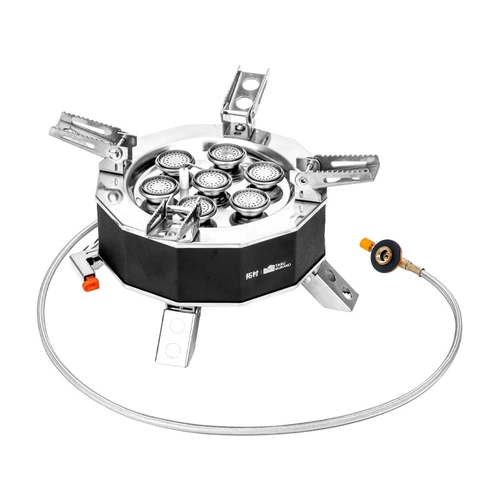 拓村 Открытый кемпинг звезда пикник семизвездочная кассетная плита портативная ветрозащитная пожарная походная плита газовая складная