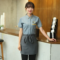 Цветной фартук, короткий рукав