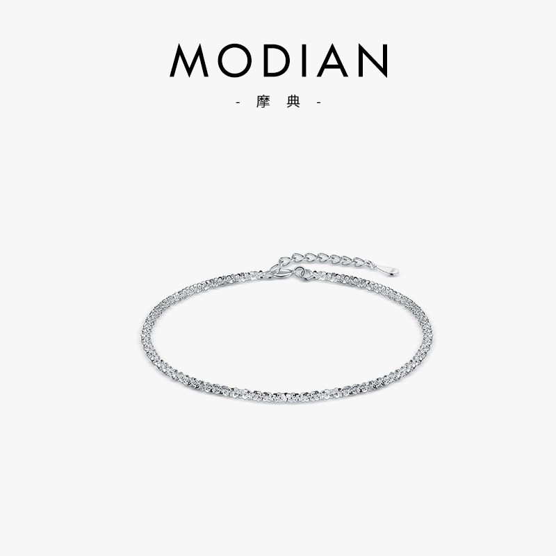 Modian 925 Sterling Silver Starry Sky Bracelet for Women, Light Luxury, Niche, Exquisite, Simple, Personalized, Fashionable Jewelry