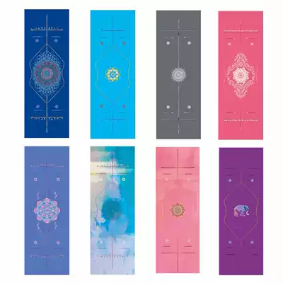 Position line microfiber yoga towel positive guide line women's portable yoga mat antibacterial non-slip sweat-absorbing thin section