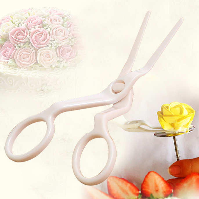 Baking Tools Plastic Decorating Scissors Cream Flower Transfer Cream Flower Transfer Candy Shot Clip